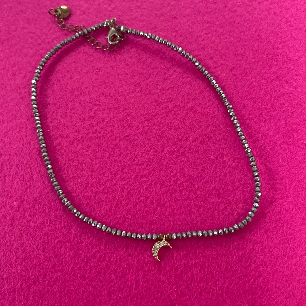 Necklace with moon